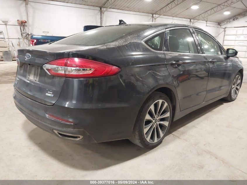 2019 Ford Fusion Se VIN: 3FA6P0T9XKR223994 Lot: 39377016