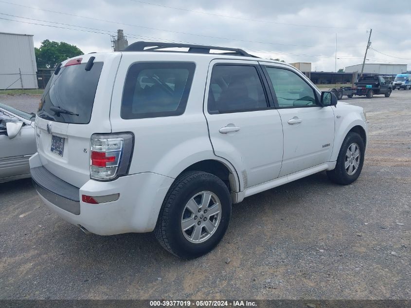 2008 Mercury Mariner V6 VIN: 4M2CU81128KJ20819 Lot: 39377019