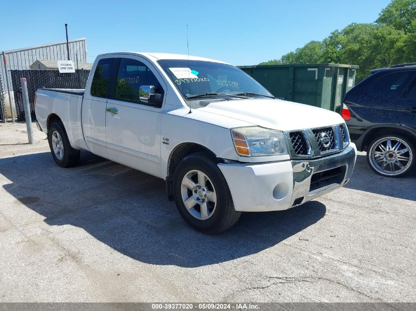 2004 Nissan Titan Se VIN: 1N6AA06A64N590874 Lot: 39377020