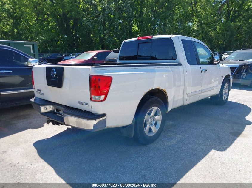 2004 Nissan Titan Se VIN: 1N6AA06A64N590874 Lot: 39377020