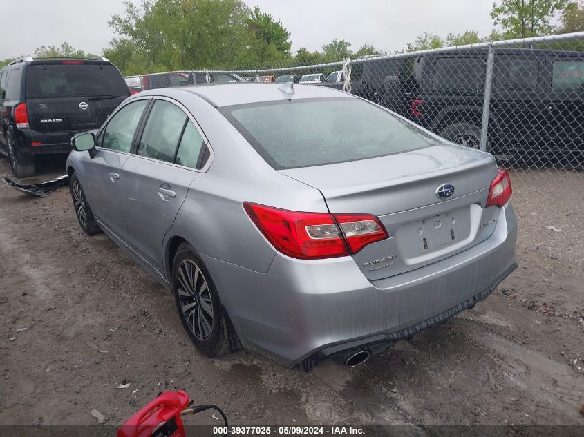 2018 Subaru Legacy 2.5I Premium VIN: 4S3BNAH6XJ3021043 Lot: 39377025