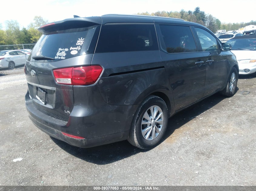 VIN KNDMB5C13H6238916 2017 KIA SEDONA LX