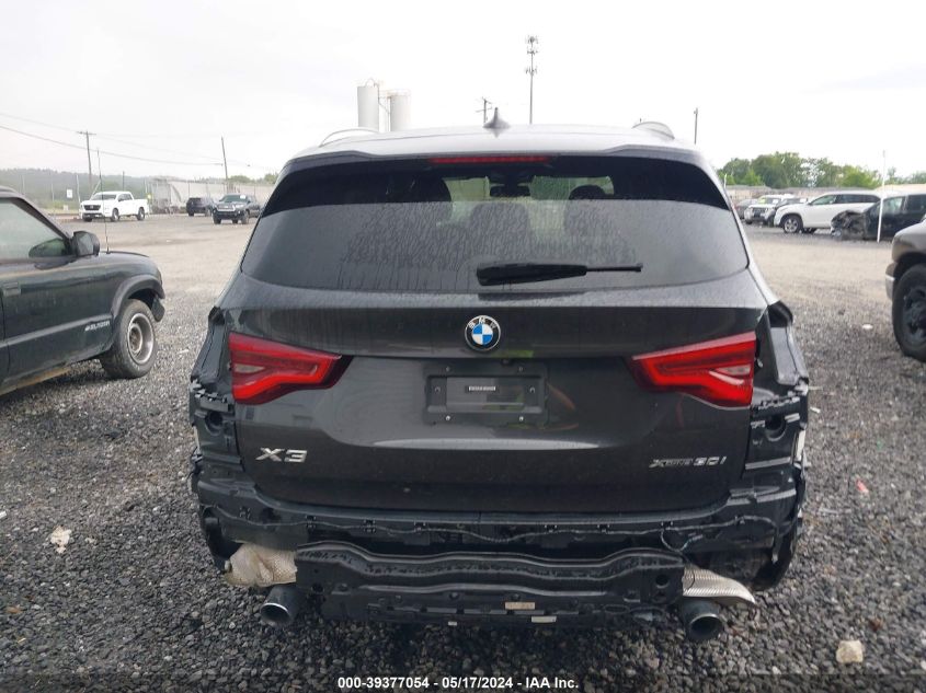 2019 BMW X3 xDrive30I VIN: 5UXTR9C57KLD95652 Lot: 39377054