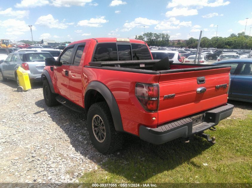 2010 Ford F-150 Svt Raptor VIN: 1FTEX1EV3AFB62845 Lot: 39377055