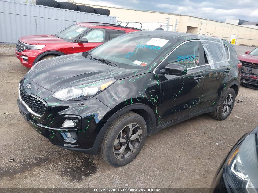 2020 Kia Sportage Lx VIN: KNDPMCAC5L7802634 Lot: 39377057