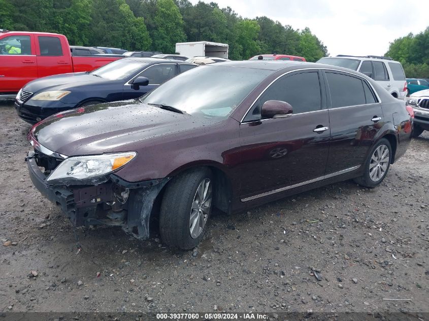 2012 Toyota Avalon Limited VIN: 4T1BK3DB7CU472835 Lot: 39377060