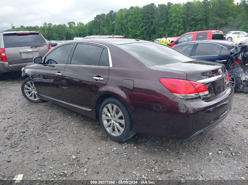 2012 Toyota Avalon Limited VIN: 4T1BK3DB7CU472835 Lot: 39377060