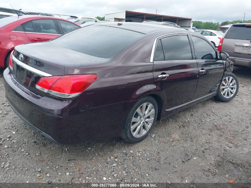 2012 Toyota Avalon Limited VIN: 4T1BK3DB7CU472835 Lot: 39377060