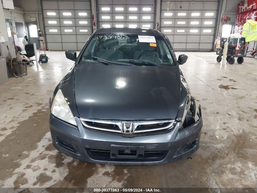 2006 Honda Accord 2.4 Lx VIN: 1HGCM56406A128445 Lot: 39377063