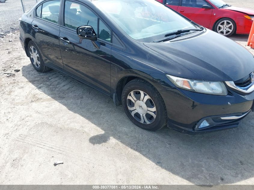 2013 Honda Civic Hybrid VIN: 19XFB4F23DE203191 Lot: 39377081