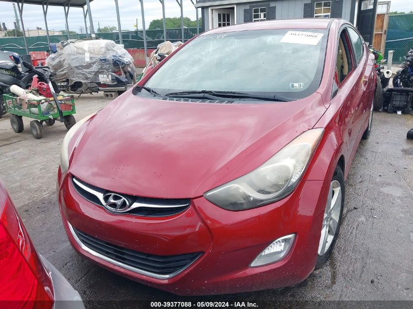 2012 Hyundai Elantra Gls (Ulsan Plant) VIN: KMHDH4AE8CU384503 Lot: 39377088