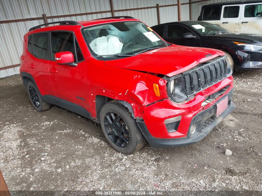 2020 Jeep Renegade Altitude Fwd VIN: ZACNJABB3LPM04624 Lot: 39377090