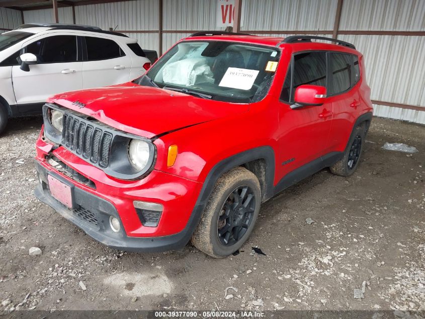 2020 Jeep Renegade Altitude Fwd VIN: ZACNJABB3LPM04624 Lot: 39377090