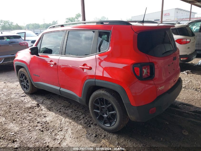 2020 Jeep Renegade Altitude Fwd VIN: ZACNJABB3LPM04624 Lot: 39377090