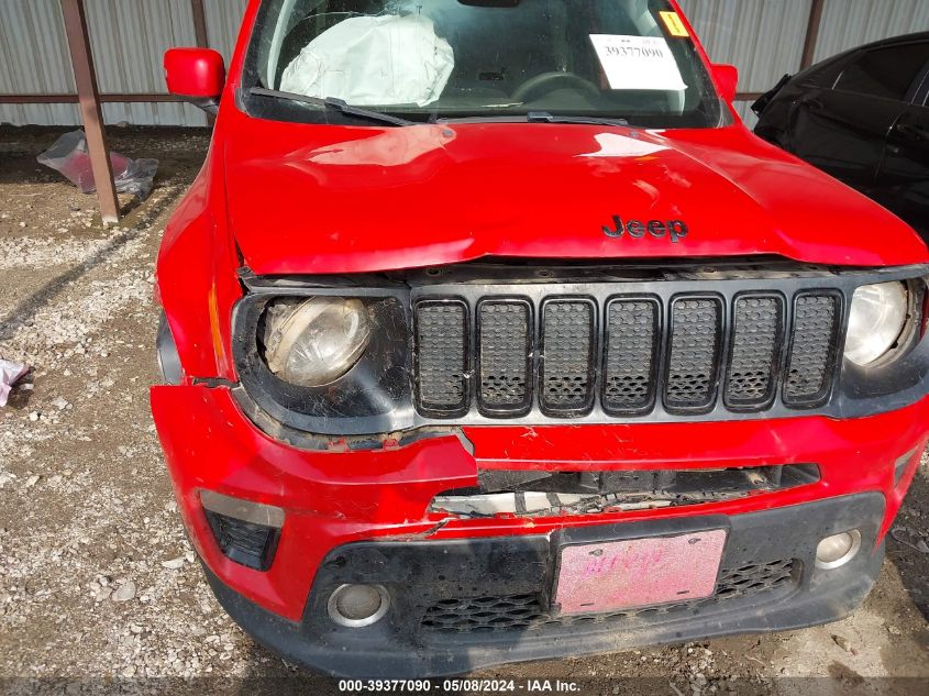 2020 Jeep Renegade Altitude Fwd VIN: ZACNJABB3LPM04624 Lot: 39377090