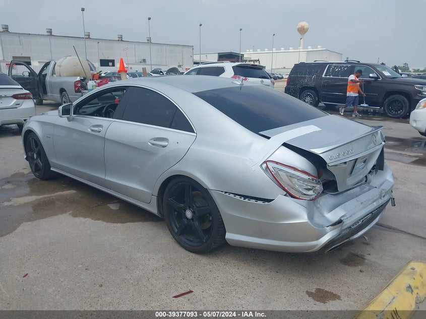 2012 Mercedes-Benz Cls 550 VIN: WDDLJ7DB5CA054817 Lot: 39377093