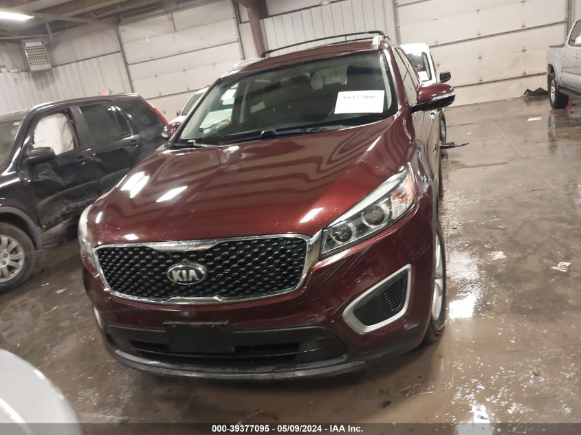 2017 Kia Sorento 3.3L Lx VIN: 5XYPGDA50HG326740 Lot: 39377095