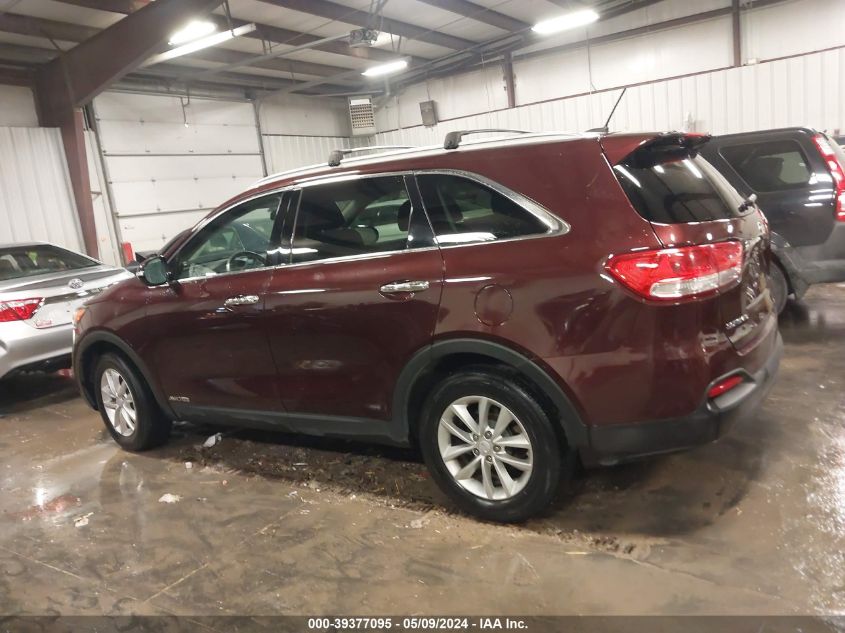 2017 Kia Sorento 3.3L Lx VIN: 5XYPGDA50HG326740 Lot: 39377095