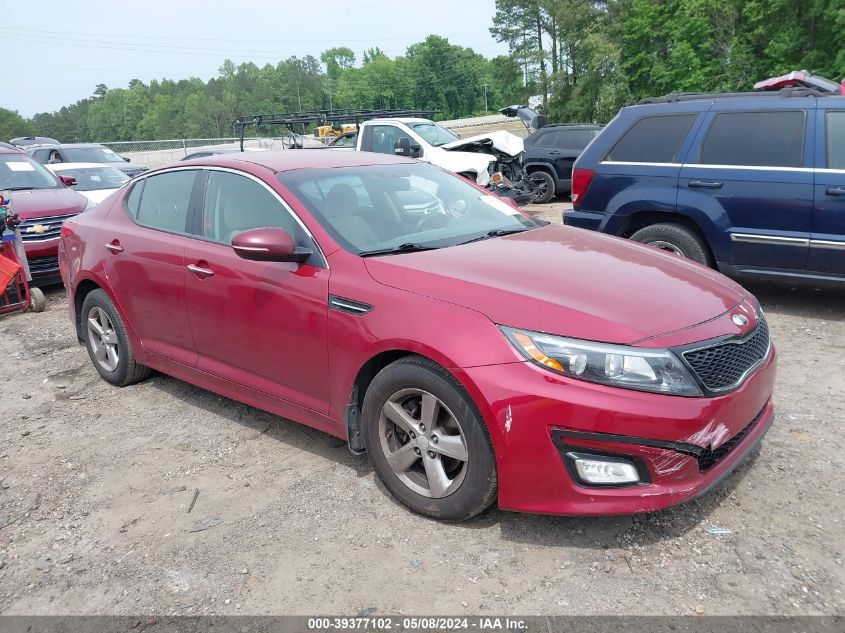 2015 Kia Optima Lx VIN: 5XXGM4A70FG391180 Lot: 39377102