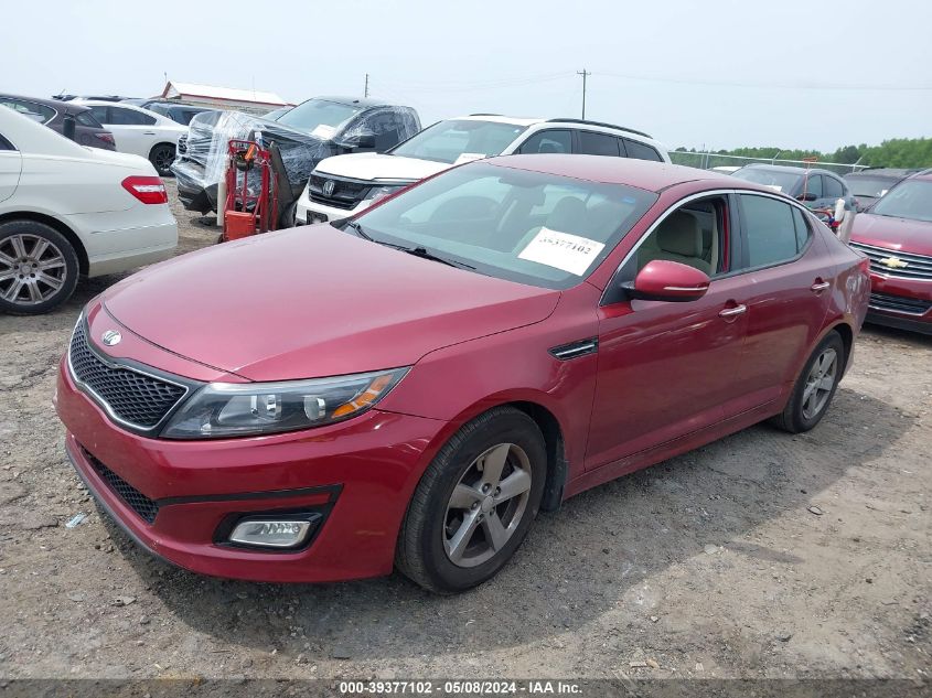 2015 Kia Optima Lx VIN: 5XXGM4A70FG391180 Lot: 39377102