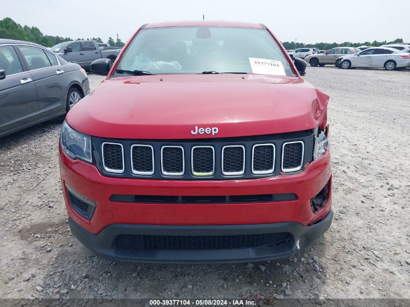 2020 Jeep Compass Sport Fwd VIN: 3C4NJCAB1LT170153 Lot: 39377104