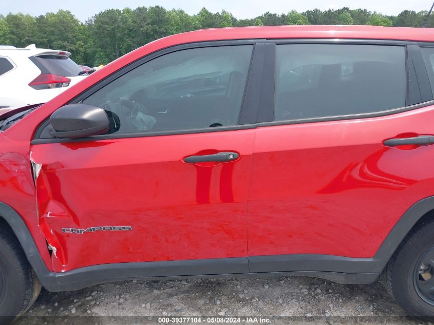 2020 Jeep Compass Sport Fwd VIN: 3C4NJCAB1LT170153 Lot: 39377104