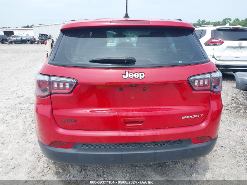 2020 Jeep Compass Sport Fwd VIN: 3C4NJCAB1LT170153 Lot: 39377104