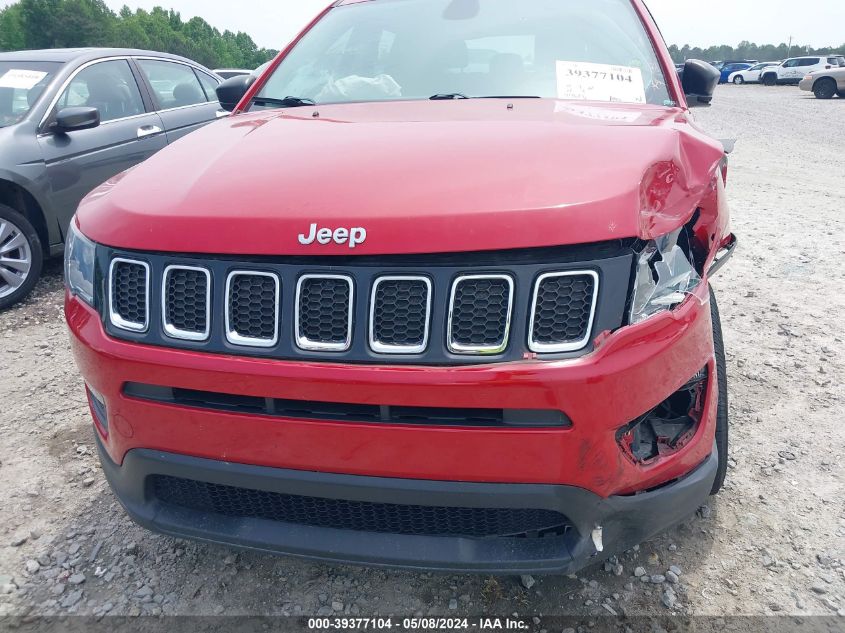 2020 Jeep Compass Sport Fwd VIN: 3C4NJCAB1LT170153 Lot: 39377104