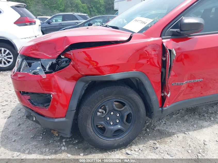 2020 Jeep Compass Sport Fwd VIN: 3C4NJCAB1LT170153 Lot: 39377104