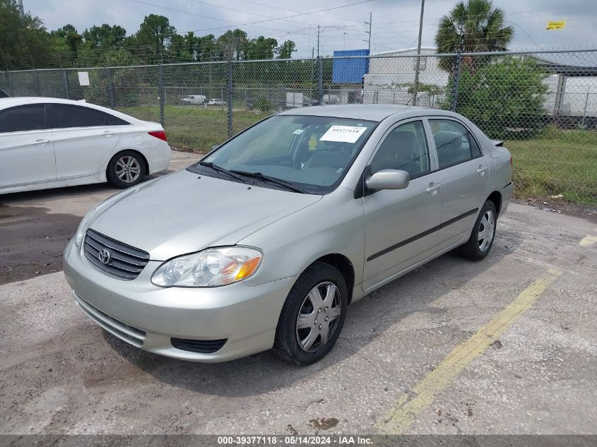 2004 Toyota Corolla Ce VIN: 2T1BR32E04C302523 Lot: 39377118