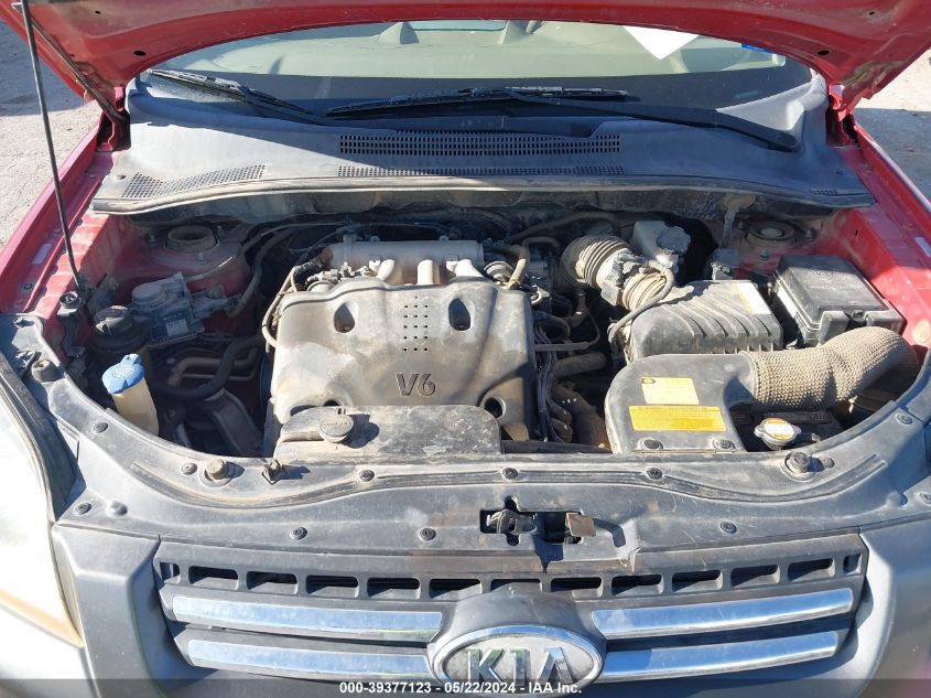 2008 Kia Sportage Ex V6 VIN: KNDJE723887536638 Lot: 39377123