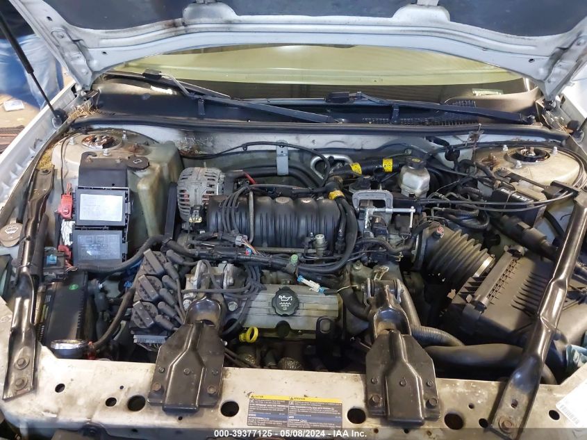 2003 Chevrolet Impala Police VIN: 2G1WF55KX39372240 Lot: 39377125