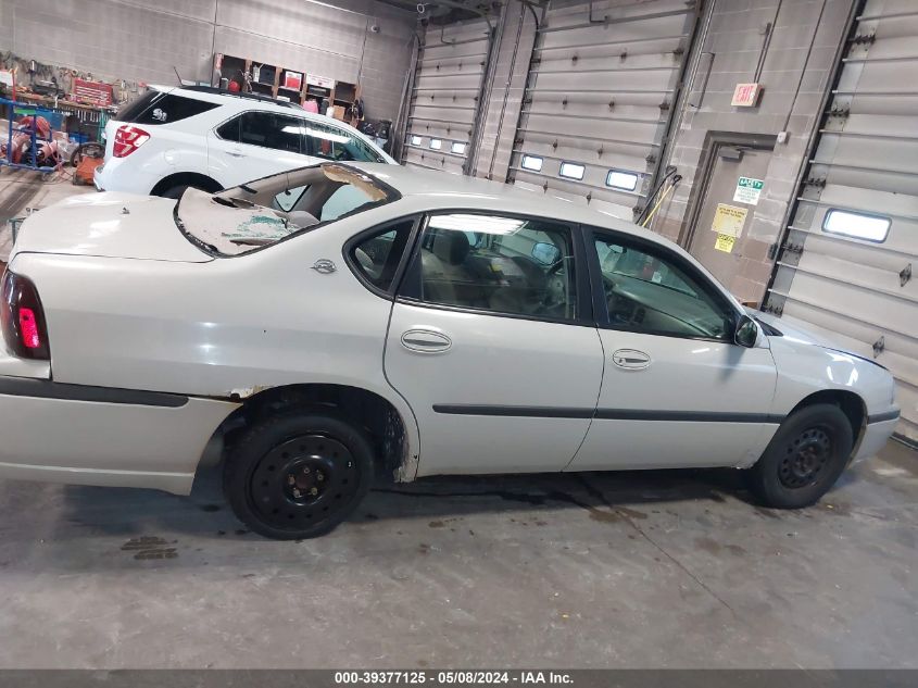 2003 Chevrolet Impala Police VIN: 2G1WF55KX39372240 Lot: 39377125