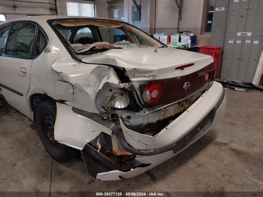 2003 Chevrolet Impala Police VIN: 2G1WF55KX39372240 Lot: 39377125