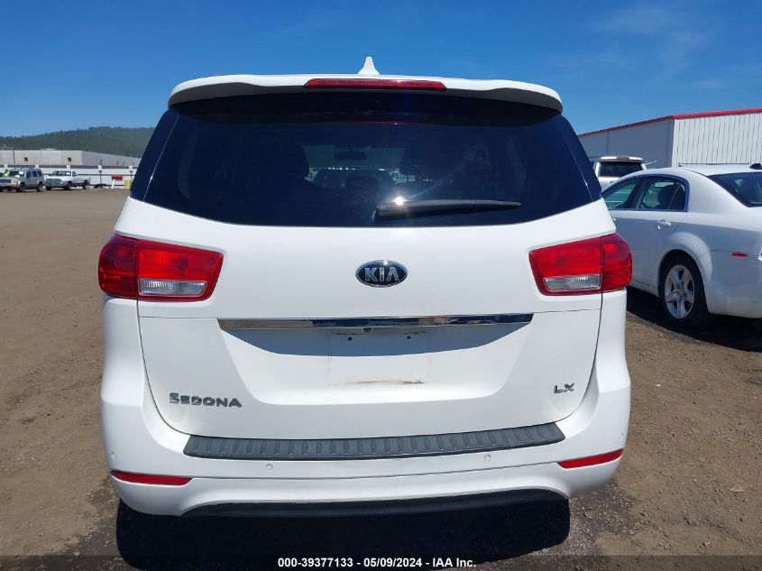 2017 Kia Sedona Lx VIN: KNDMB5C10H6314625 Lot: 39377133