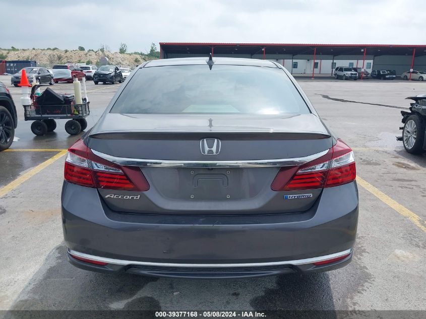 2017 Honda Accord Hybrid VIN: JHMCR6F38HC000456 Lot: 39377168