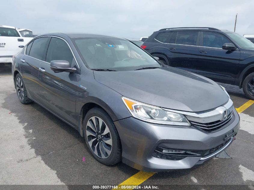 2017 Honda Accord Hybrid VIN: JHMCR6F38HC000456 Lot: 39377168