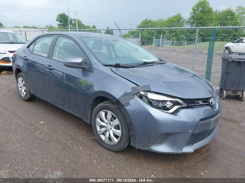 2014 Toyota Corolla Le VIN: 5YFBURHE0EP156294 Lot: 39377171