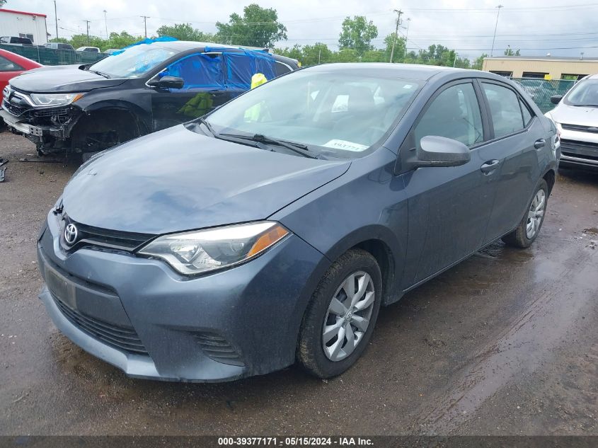 2014 Toyota Corolla Le VIN: 5YFBURHE0EP156294 Lot: 39377171