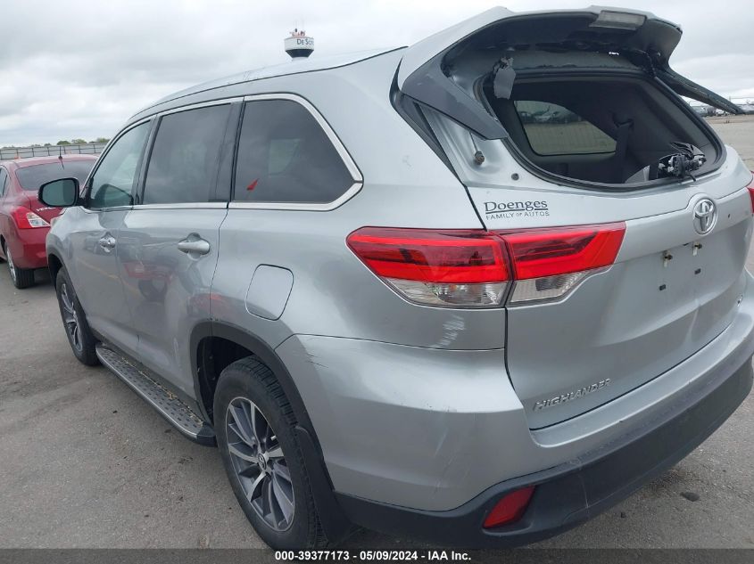 2019 TOYOTA HIGHLANDER SE/XLE - 5TDKZRFH8KS555004