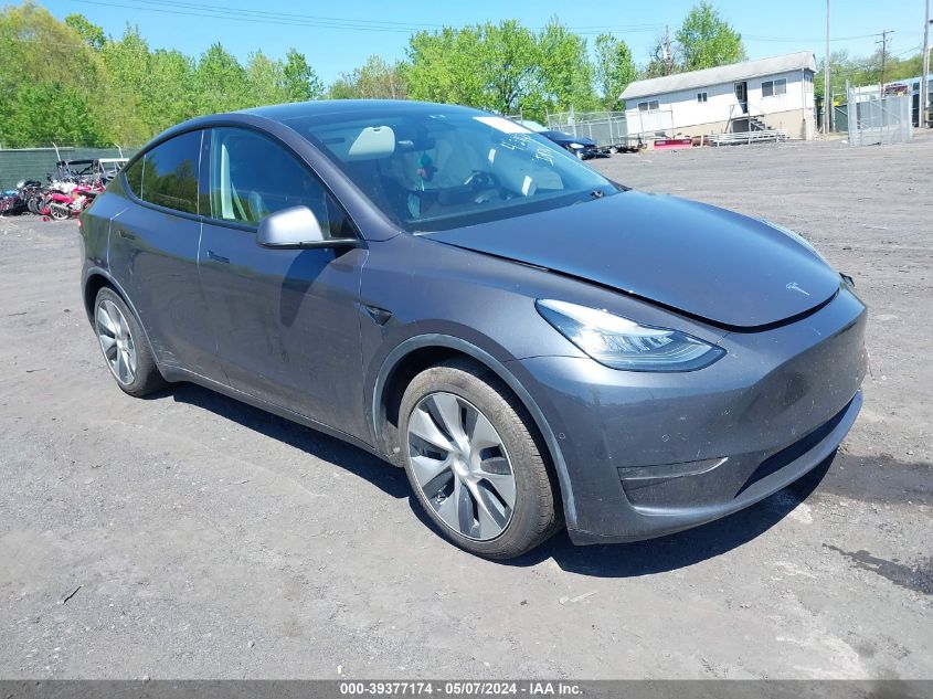 2020 Tesla Model Y Long Range Dual Motor All-Wheel Drive/Performance Dual Motor All-Wheel Drive VIN: 5YJYGDEF3LF011860 Lot: 39377174