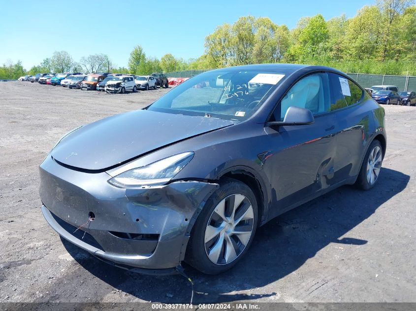 2020 Tesla Model Y Long Range Dual Motor All-Wheel Drive/Performance Dual Motor All-Wheel Drive VIN: 5YJYGDEF3LF011860 Lot: 39377174