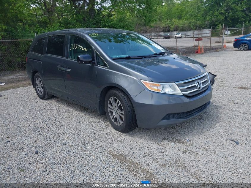 2012 Honda Odyssey Ex-L VIN: 5FNRL5H61CB117841 Lot: 39377200