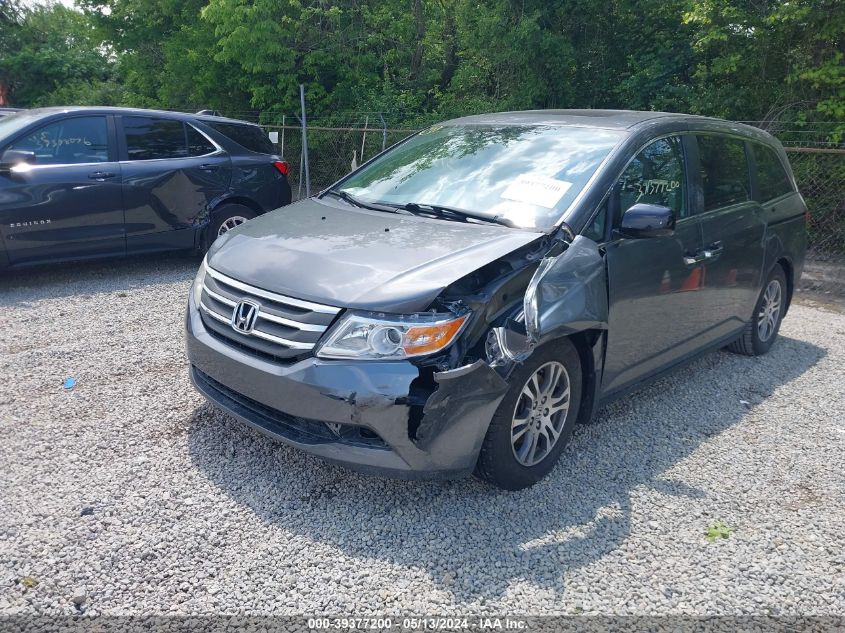 2012 Honda Odyssey Ex-L VIN: 5FNRL5H61CB117841 Lot: 39377200