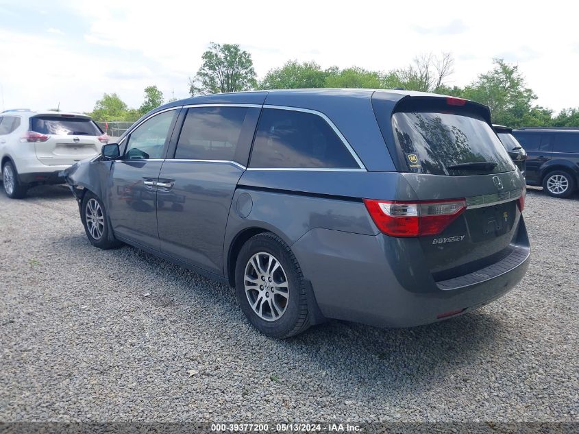 2012 Honda Odyssey Ex-L VIN: 5FNRL5H61CB117841 Lot: 39377200