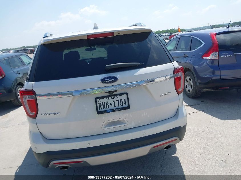 2017 Ford Explorer Limited VIN: 1FM5K7F87HGB83790 Lot: 39377202