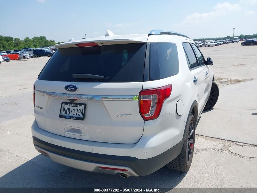 2017 Ford Explorer Limited VIN: 1FM5K7F87HGB83790 Lot: 39377202