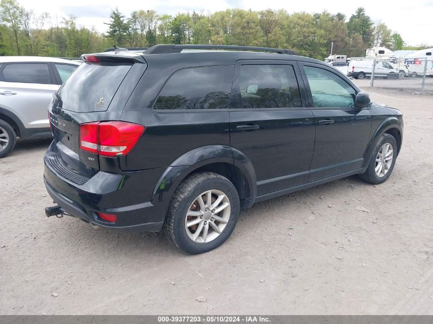 2016 Dodge Journey Sxt VIN: 3C4PDDBG9GT179592 Lot: 39377203