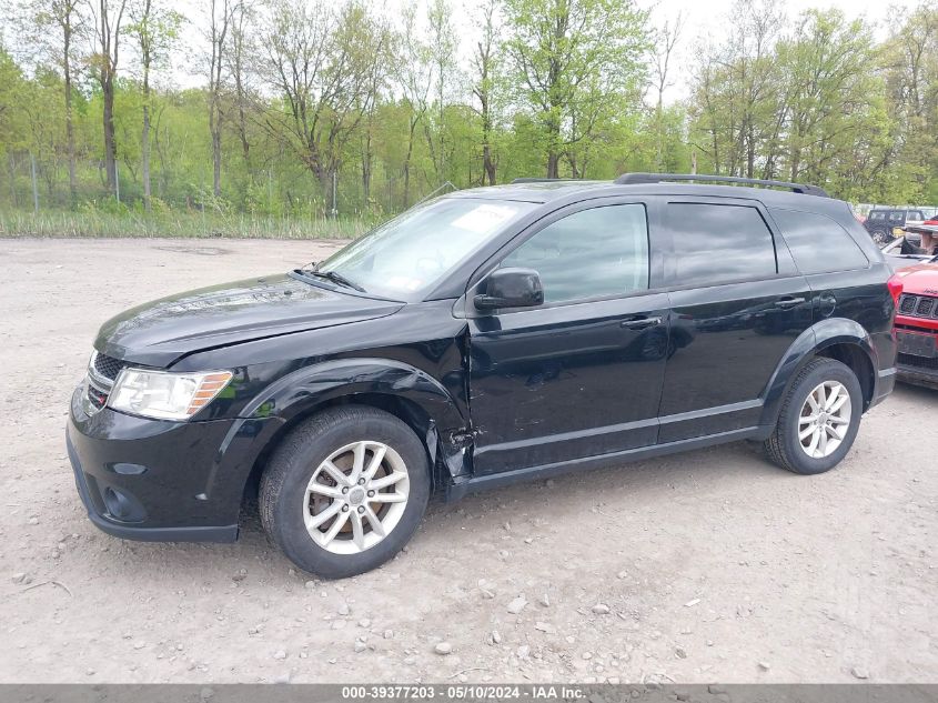 2016 Dodge Journey Sxt VIN: 3C4PDDBG9GT179592 Lot: 39377203