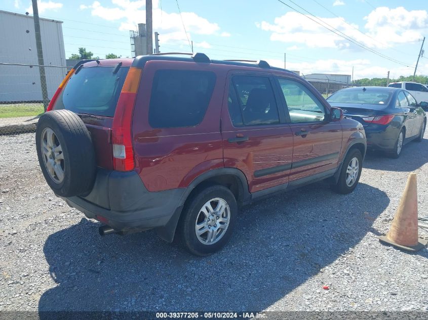 2004 Honda Cr-V Ex VIN: SHSRD78884U237074 Lot: 39377205